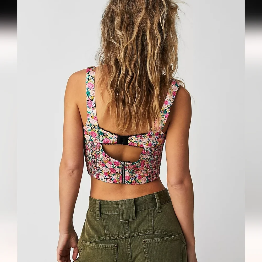 For Love & Lemons Gladiola Crop Top, Sz S - Picture 2 of 4